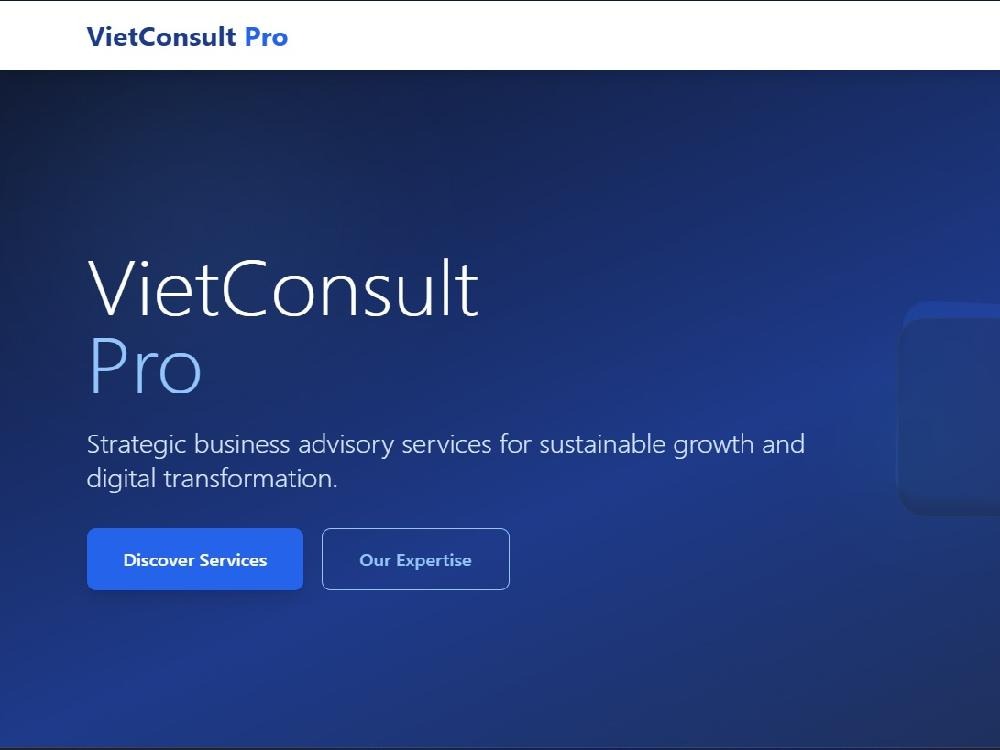 VietConsult Pro Advisory Site
